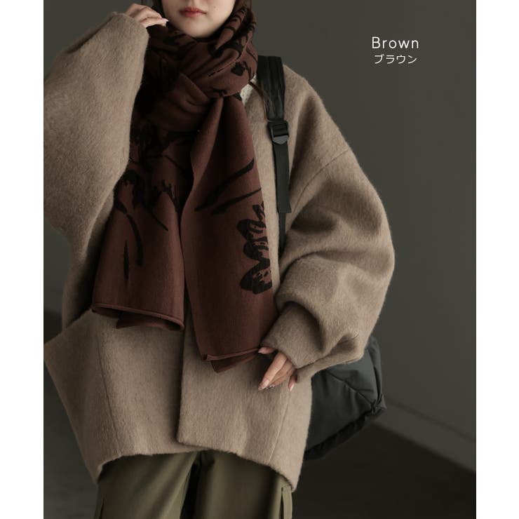 ストール 花柄 ニット | HUG.U | 詳細画像11 