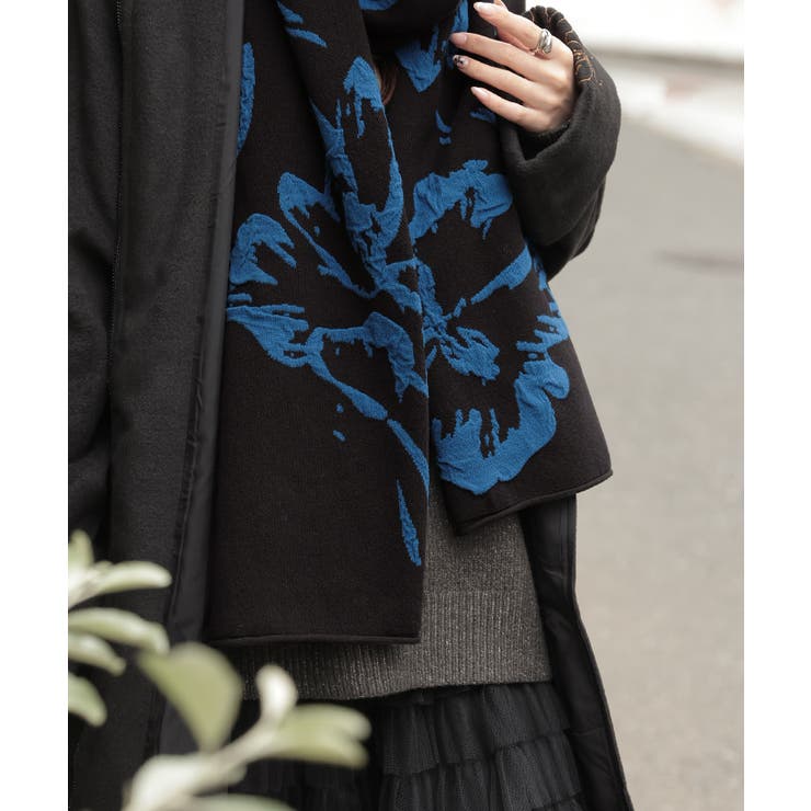 ストール 花柄 ニット | HUG.U | 詳細画像12 