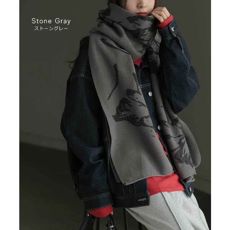 ストール 花柄 ニット | HUG.U | 詳細画像13 