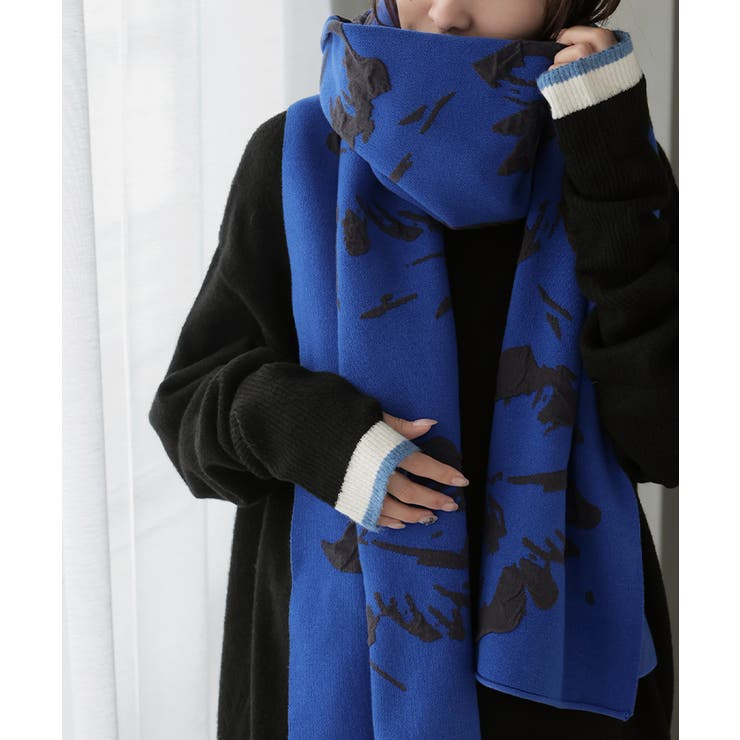 ストール 花柄 ニット | HUG.U | 詳細画像5 