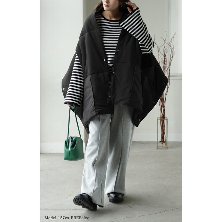 ベスト 着るマフラー ボレロ | HUG.U | 詳細画像17 