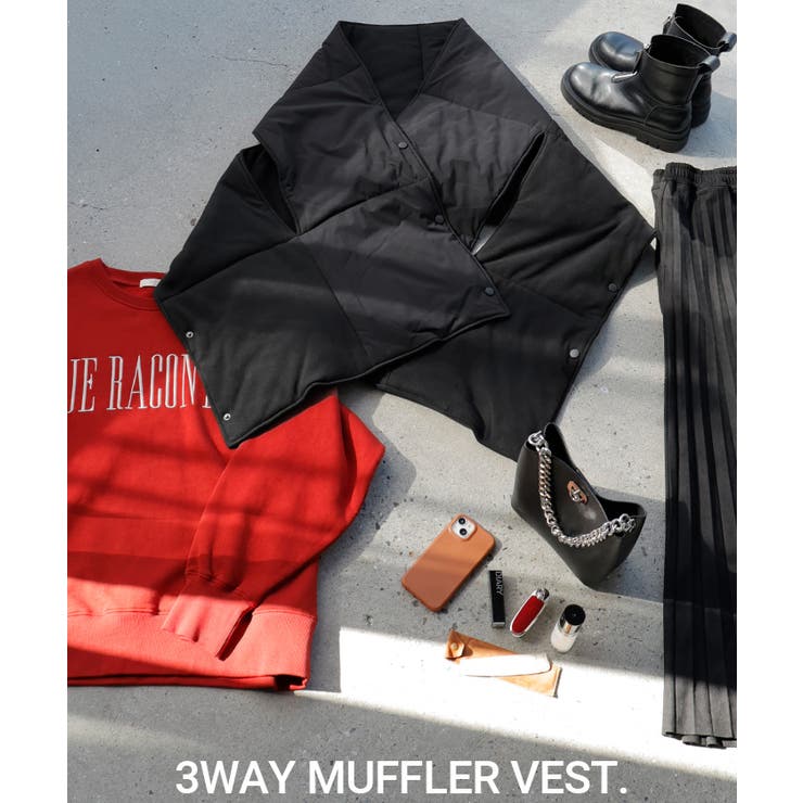 ベスト 着るマフラー ボレロ | HUG.U | 詳細画像18 