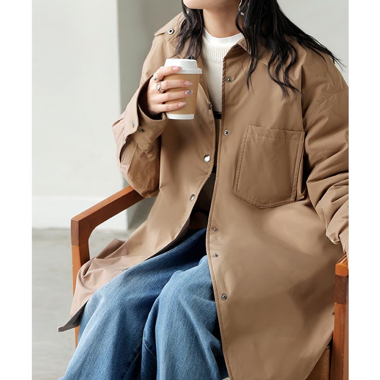 ベージュ | アウター ジャケット 中綿 | HUG.U