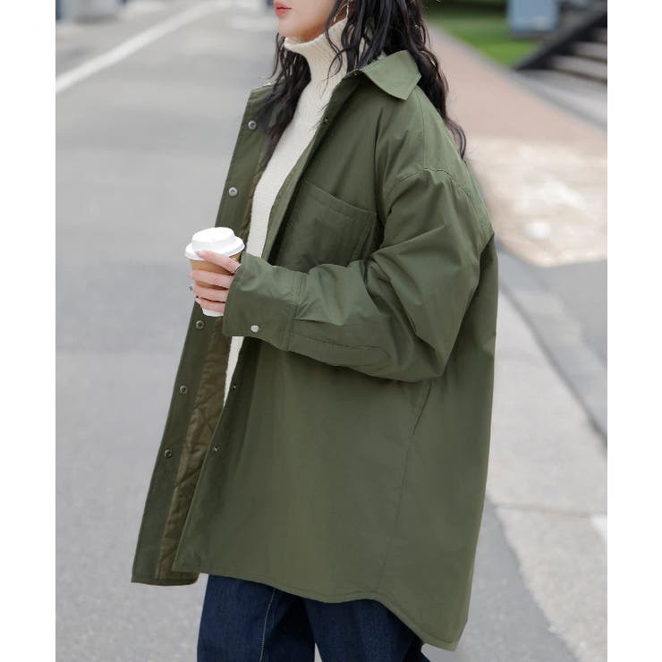 カーキ | アウター ジャケット 中綿 | HUG.U