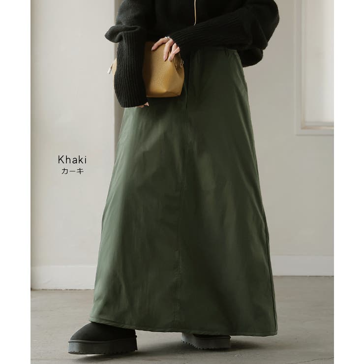 スカート 裏起毛 中綿 | HUG.U | 詳細画像14 