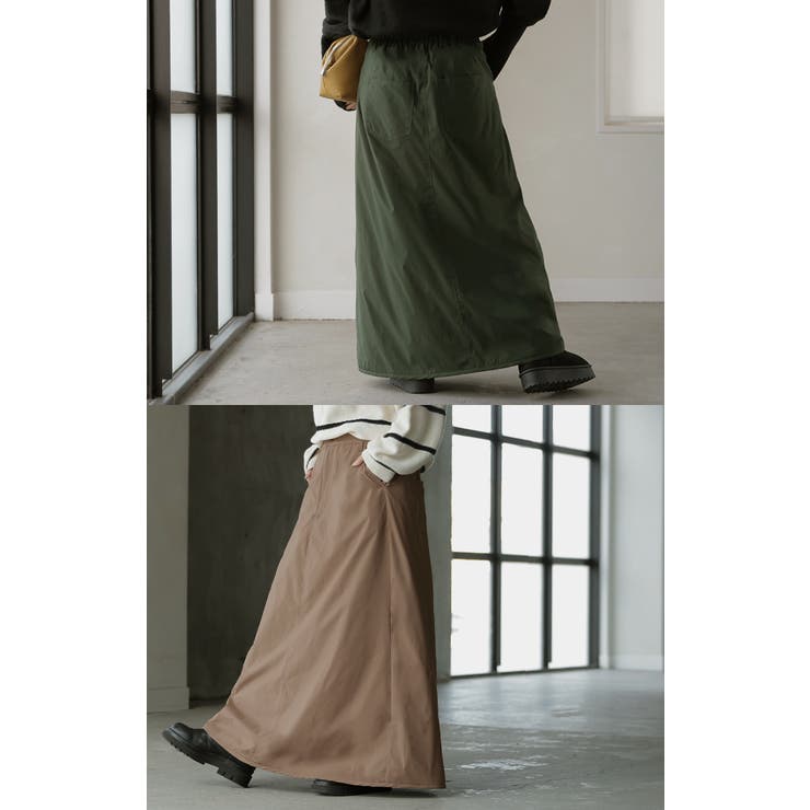 スカート 裏起毛 中綿 | HUG.U | 詳細画像7 