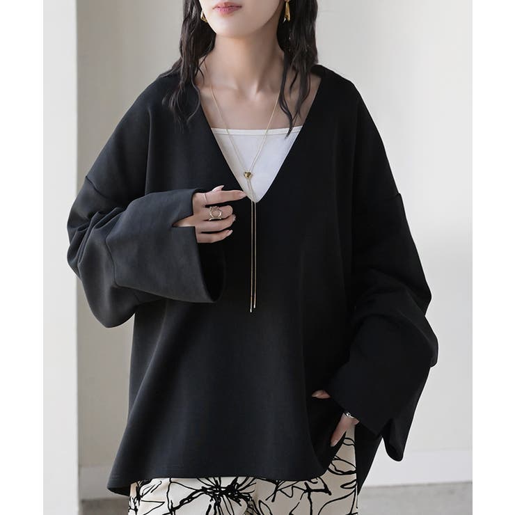 ブラック | スウェット ワイド袖 ダンボール | HUG.U