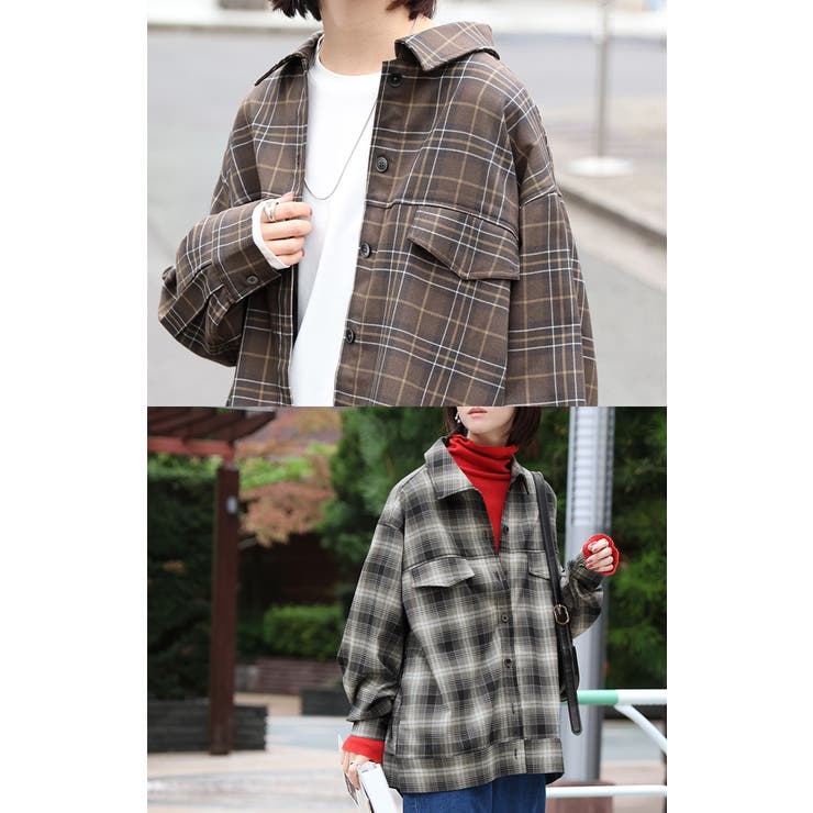 シャケット シャツ ジャケット | HUG.U | 詳細画像15 