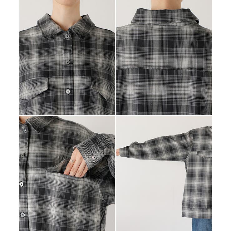 シャケット シャツ ジャケット | HUG.U | 詳細画像23 