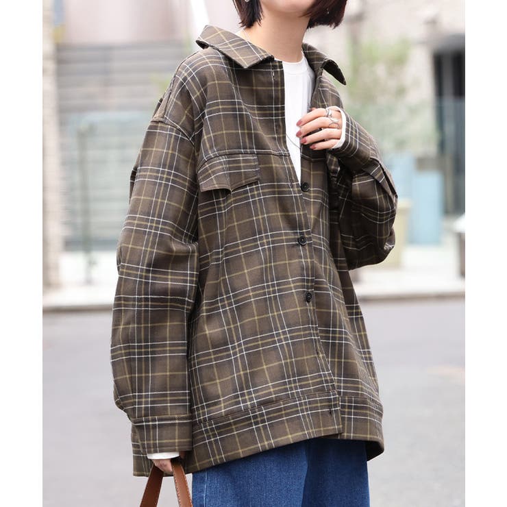 シャケット シャツ ジャケット | HUG.U | 詳細画像5 