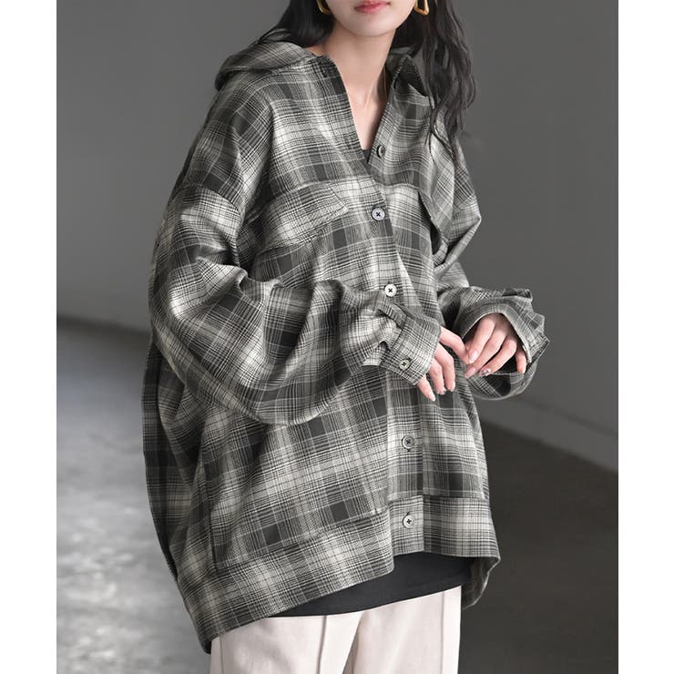 ブラック | シャケット シャツ ジャケット | HUG.U