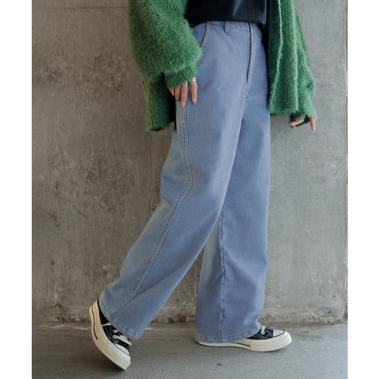 ライトブルー | パンツ デニム 裏ボア | HUG.U