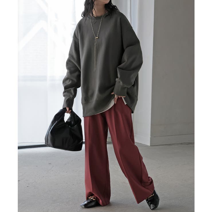 ダークグレー | スウェット 裏起毛 綿100 | HUG.U