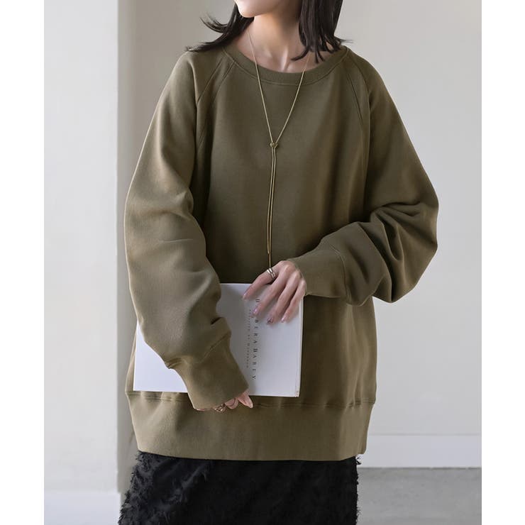 カーキ | スウェット 裏起毛 綿100 | HUG.U