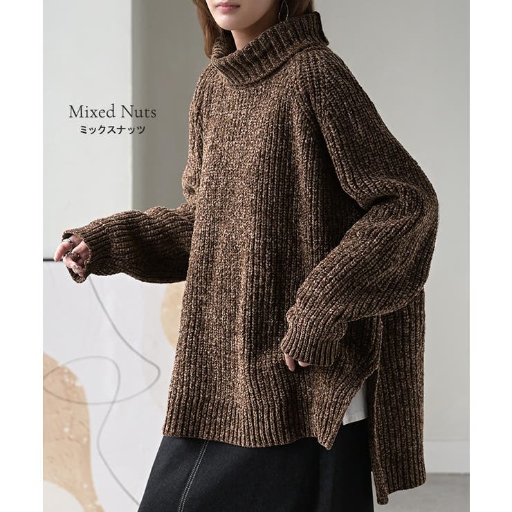 ニット モールニット タートルネック | HUG.U | 詳細画像11 