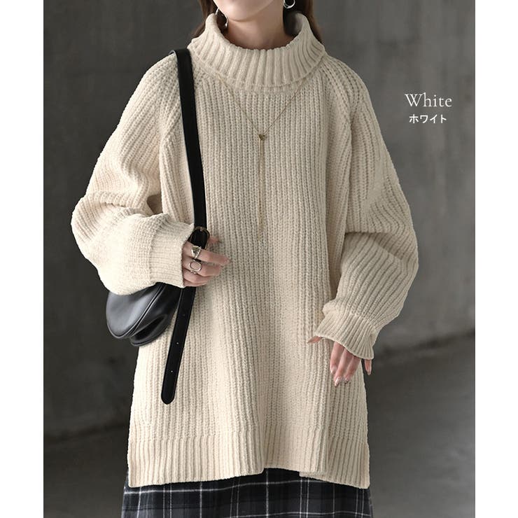 ニット モールニット タートルネック | HUG.U | 詳細画像12 