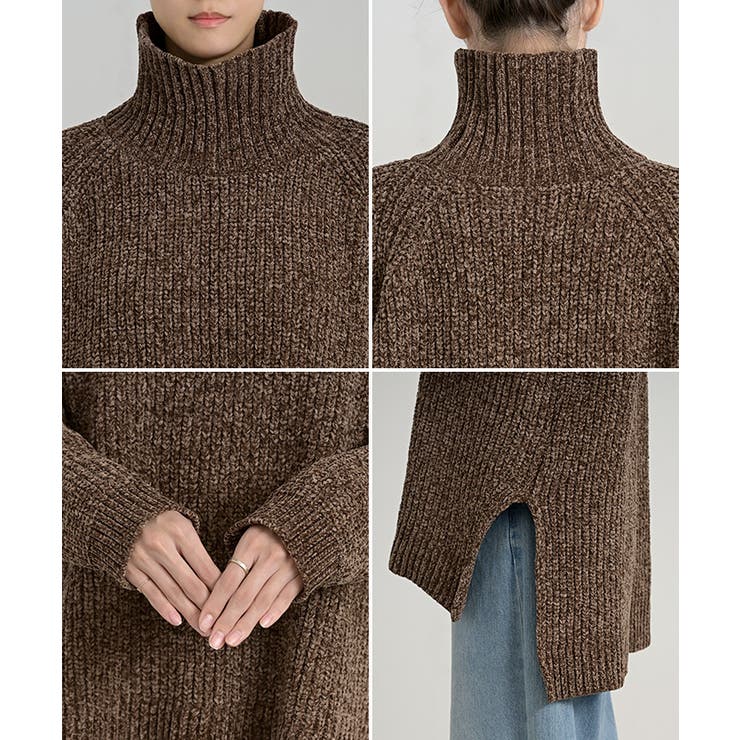 ニット モールニット タートルネック | HUG.U | 詳細画像23 