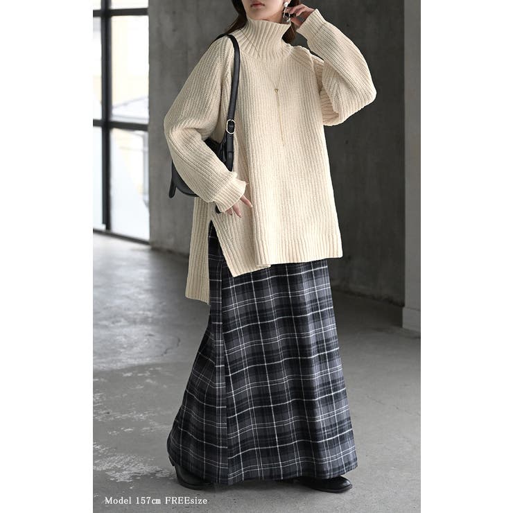 ニット モールニット タートルネック | HUG.U | 詳細画像4 