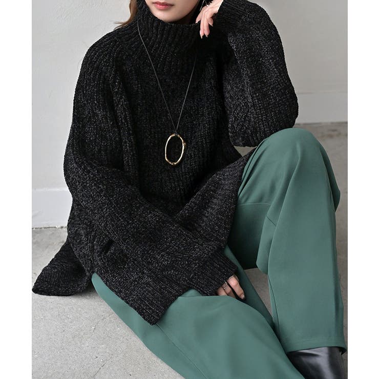 ニット モールニット タートルネック | HUG.U | 詳細画像9 