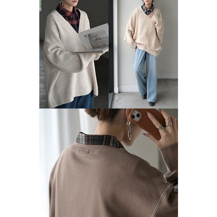 つけ襟 レイヤード シャツ | HUG.U | 詳細画像13 