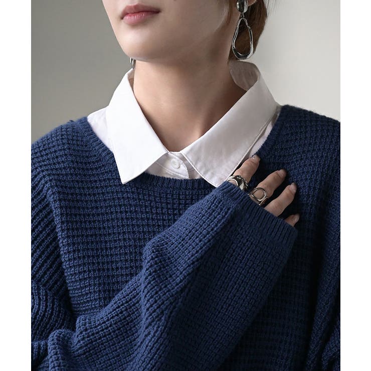 ホワイト(シャツ襟) | つけ襟 レイヤード シャツ | HUG.U