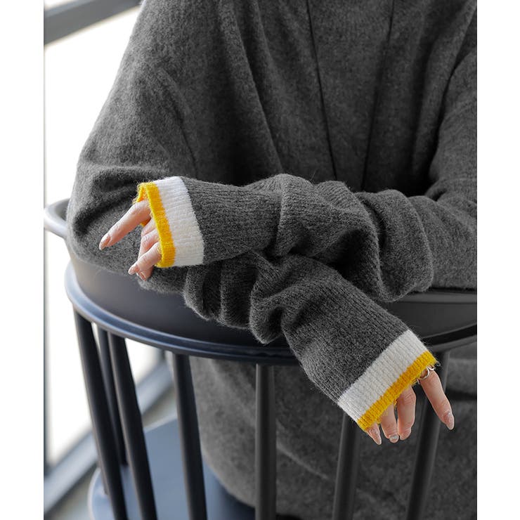 ニット 配色 トップス | HUG.U | 詳細画像3 