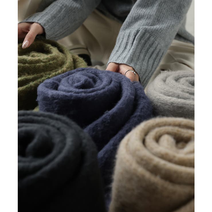 マフラー シャギー フリンジ | HUG.U | 詳細画像17 