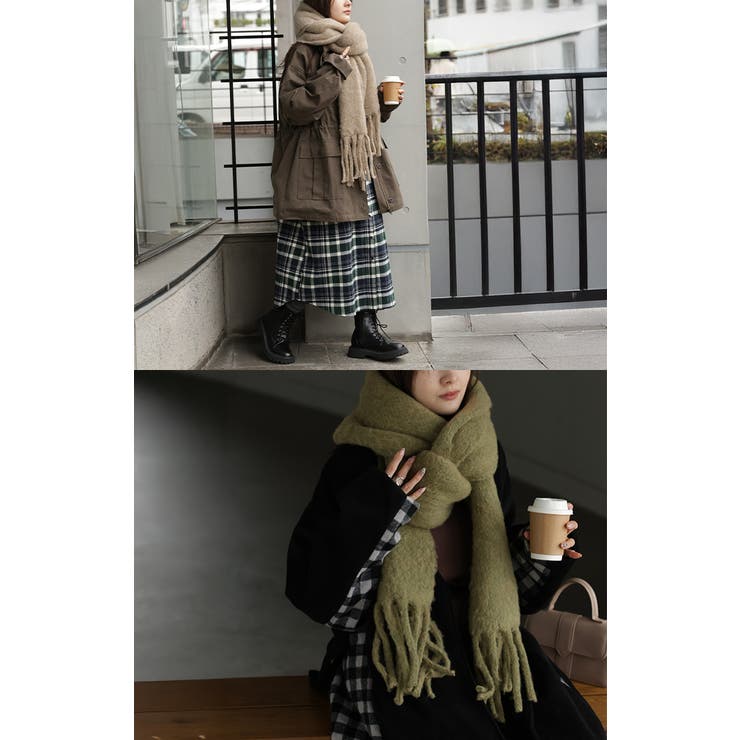 マフラー シャギー フリンジ | HUG.U | 詳細画像21 