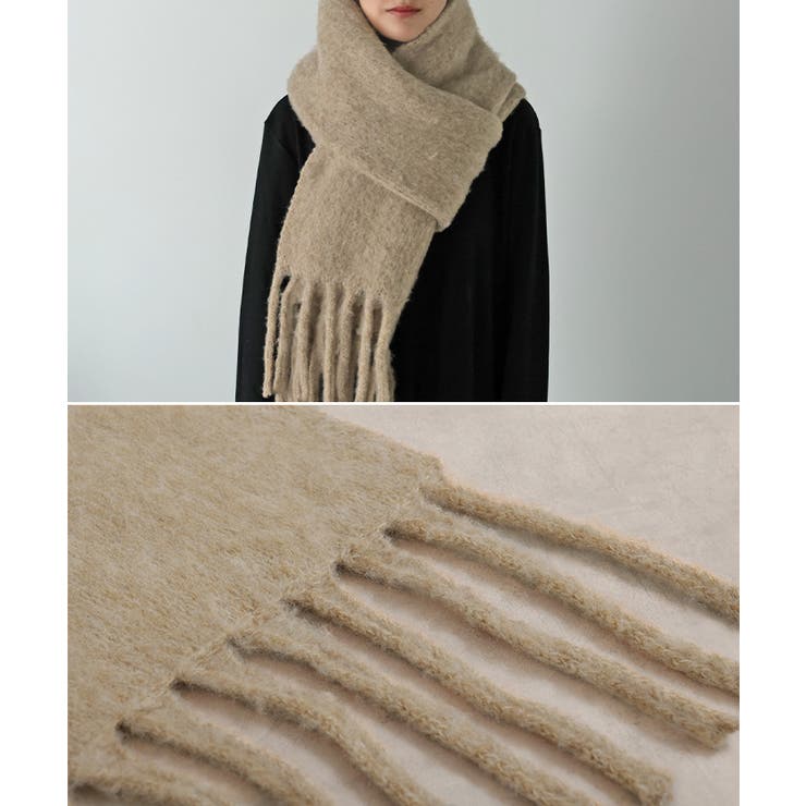 マフラー シャギー フリンジ | HUG.U | 詳細画像23 