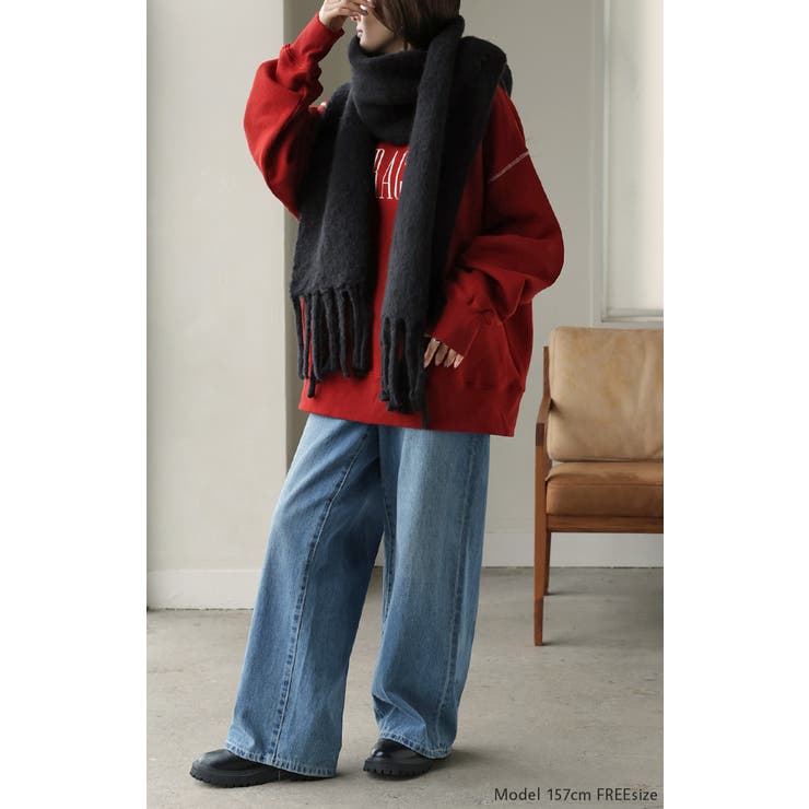 マフラー シャギー フリンジ | HUG.U | 詳細画像4 