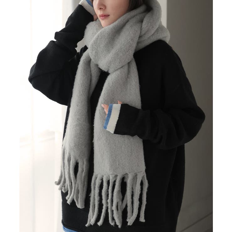 マフラー シャギー フリンジ | HUG.U | 詳細画像5 