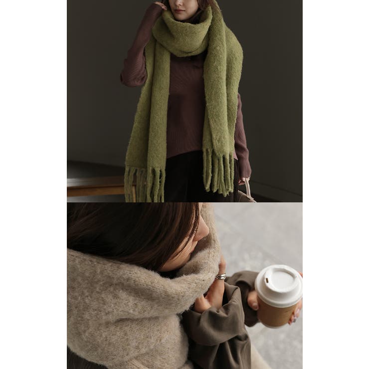 マフラー シャギー フリンジ | HUG.U | 詳細画像7 