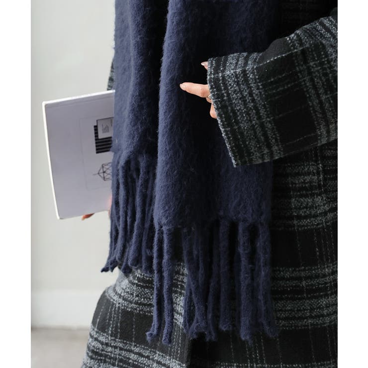 マフラー シャギー フリンジ | HUG.U | 詳細画像8 