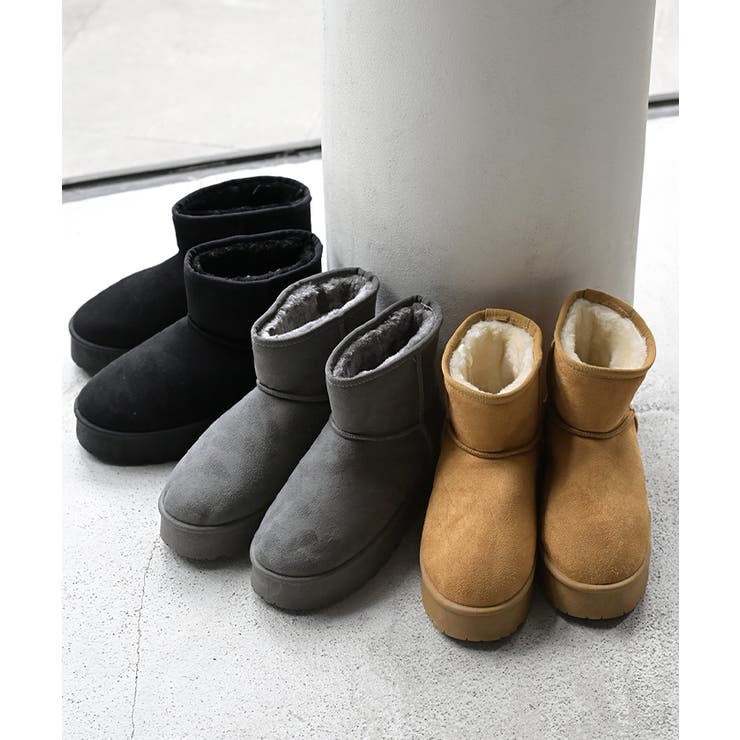 ブーツ ムートン 風 | HUG.U | 詳細画像2 