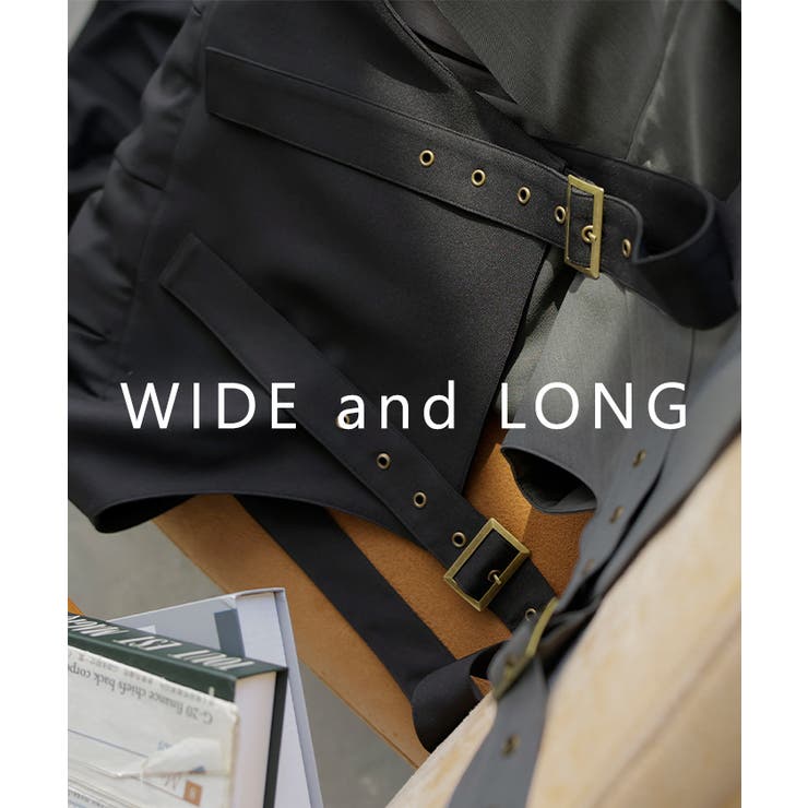 サロペット プリーツ ワイド | HUG.U | 詳細画像8 