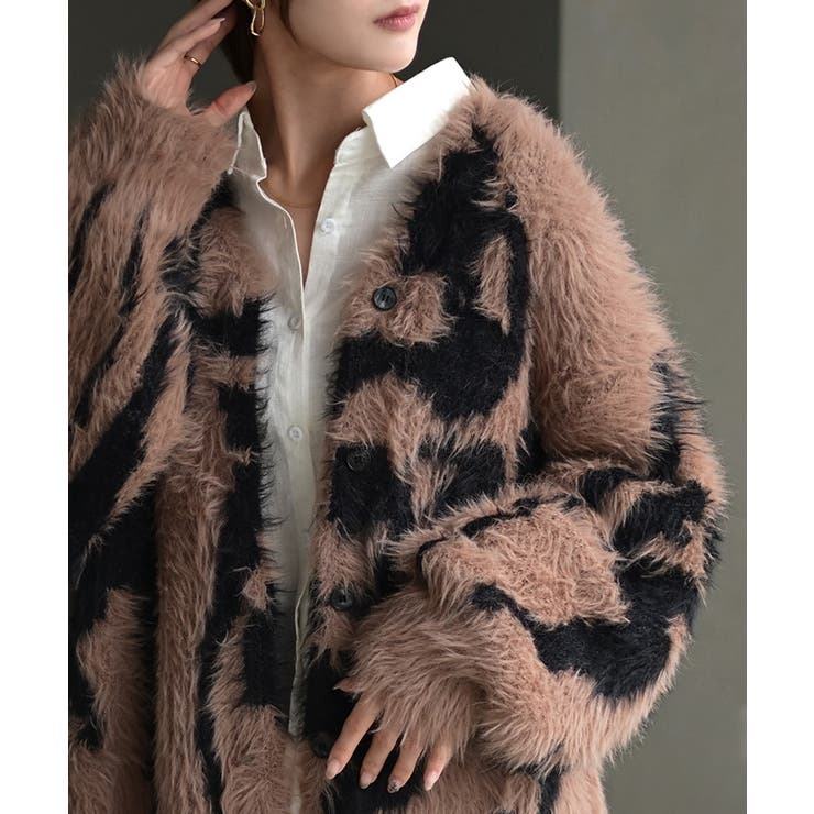 ニット カーディガン シャギー | HUG.U | 詳細画像17 