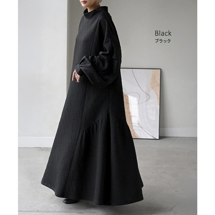 ワンピース ロング ハイネック | HUG.U | 詳細画像13 