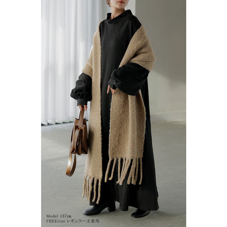 ワンピース ロング ハイネック | HUG.U | 詳細画像19 