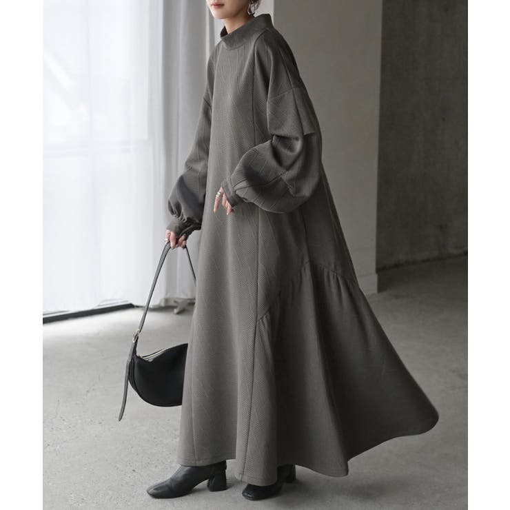 ワンピース ロング ハイネック | HUG.U | 詳細画像5 