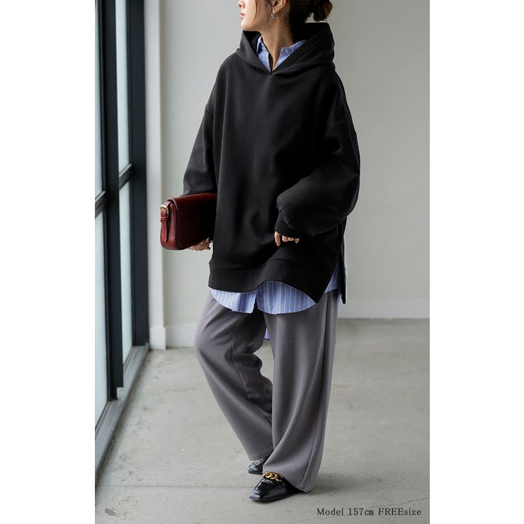 スウェット 特暖 裏シャギー | HUG.U | 詳細画像3 