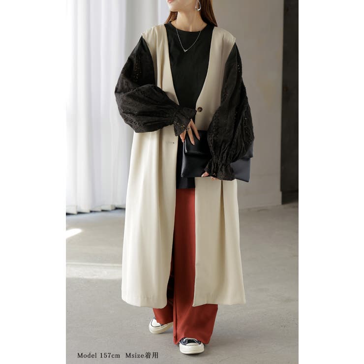 カットソー ロンT レース | HUG.U | 詳細画像14 