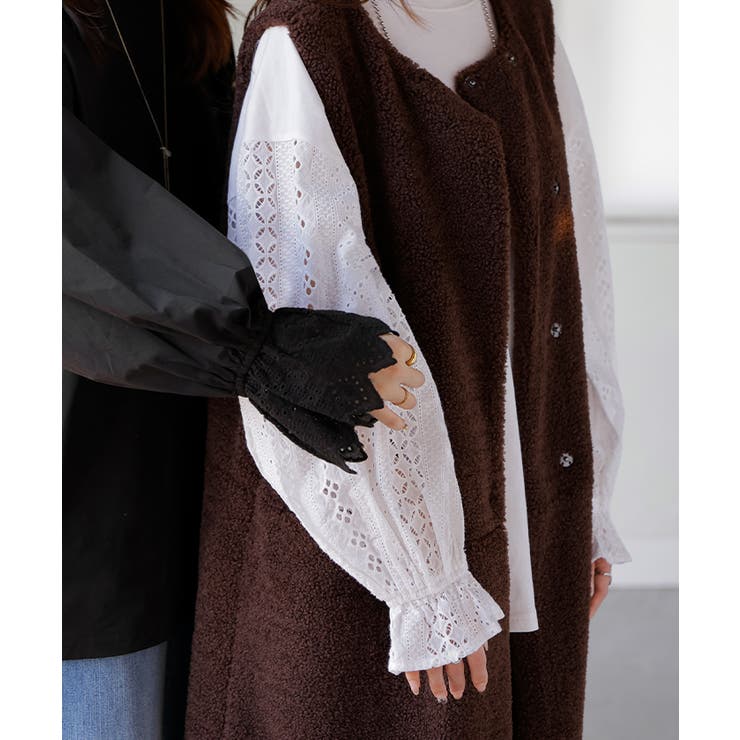 カットソー ロンT レース | HUG.U | 詳細画像17 