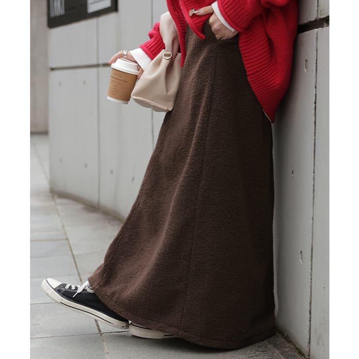 スカート ボア ロング | HUG.U | 詳細画像5 