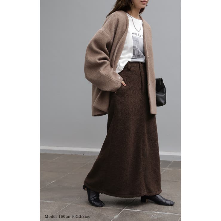 スカート ボア ロング | HUG.U | 詳細画像6 