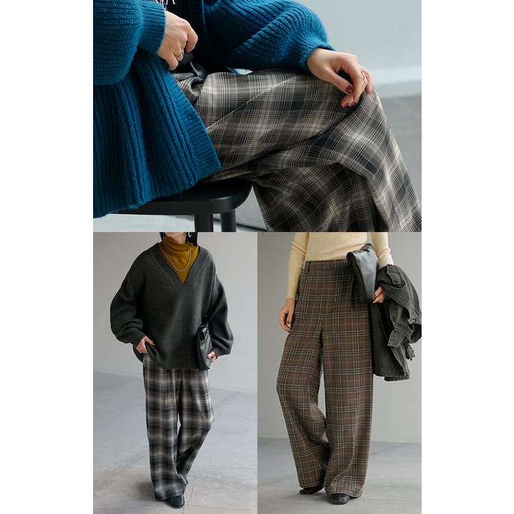 パンツ チェック 柄 | HUG.U | 詳細画像19 