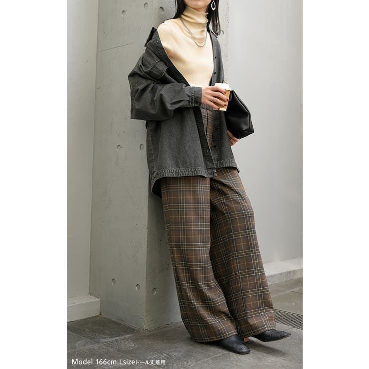 パンツ チェック 柄 | HUG.U | 詳細画像21 