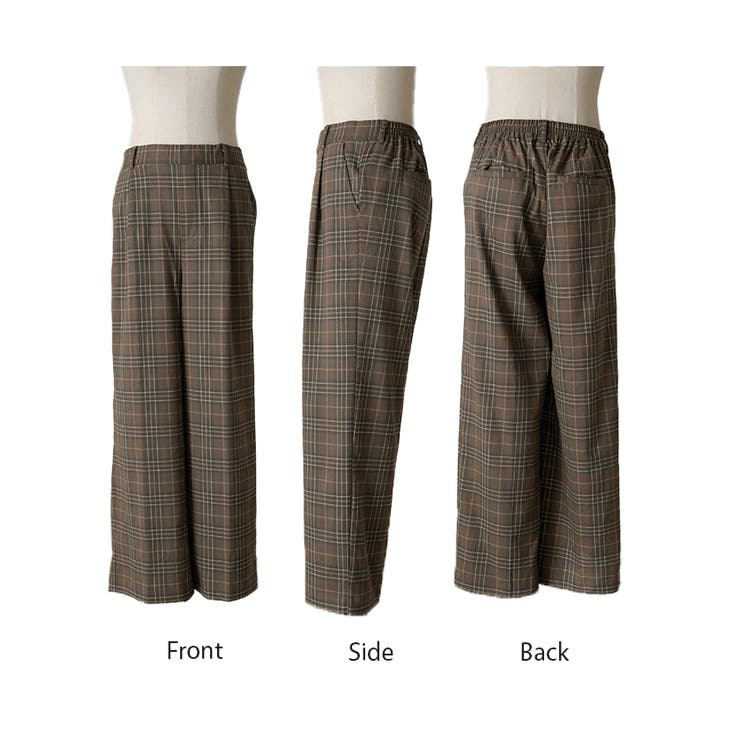 パンツ チェック 柄 | HUG.U | 詳細画像23 