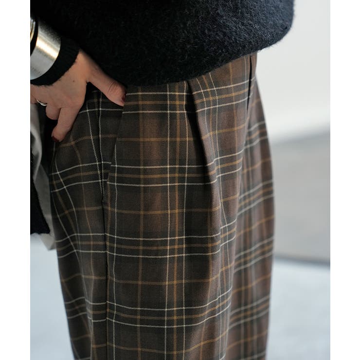 パンツ チェック 柄 | HUG.U | 詳細画像3 