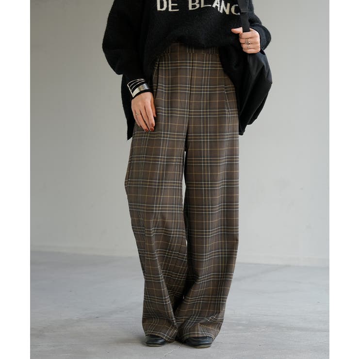 パンツ チェック 柄 | HUG.U | 詳細画像5 