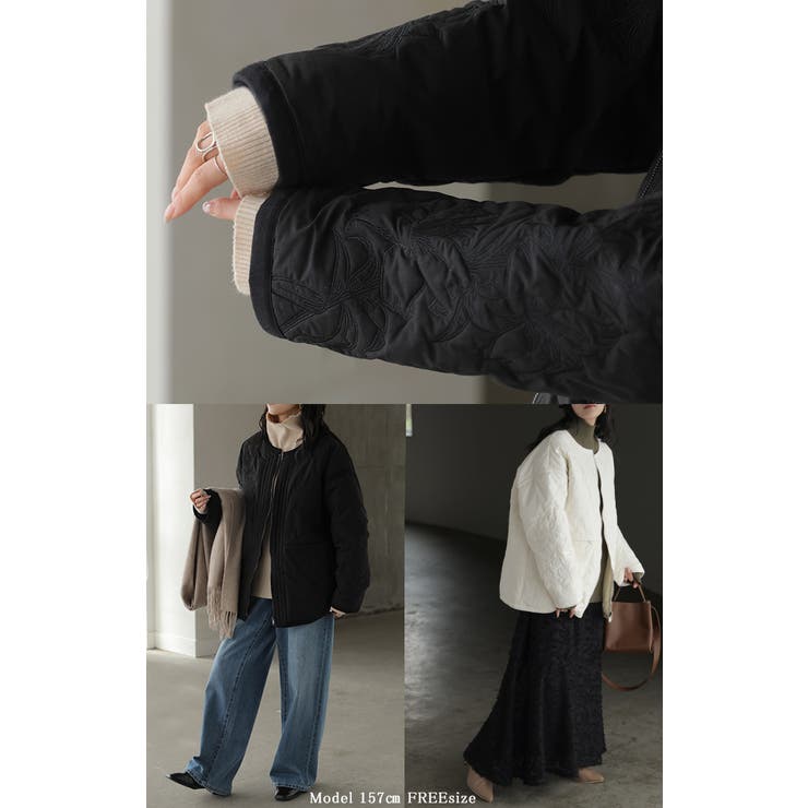 ジャケット キルティング 中綿 | HUG.U | 詳細画像19 